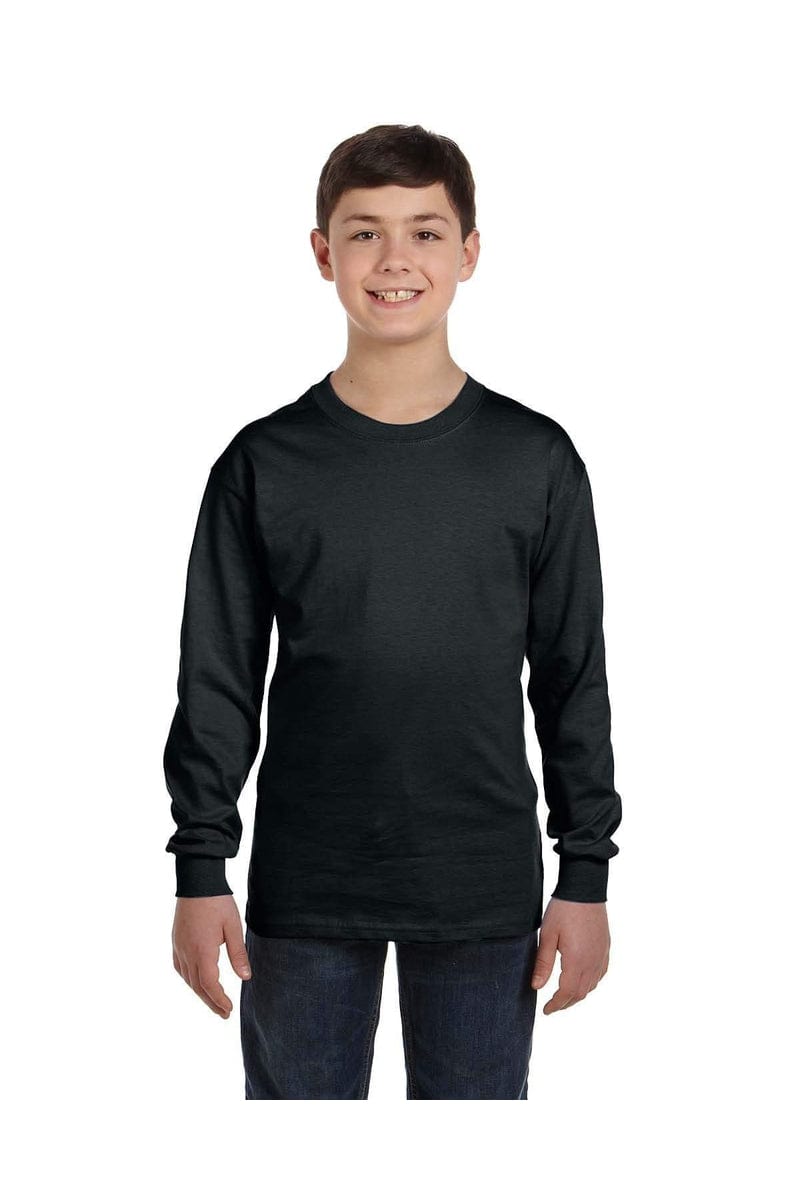 Gildan G540B: Youth Heavy Cotton™ Long-Sleeve T-Shirt in 