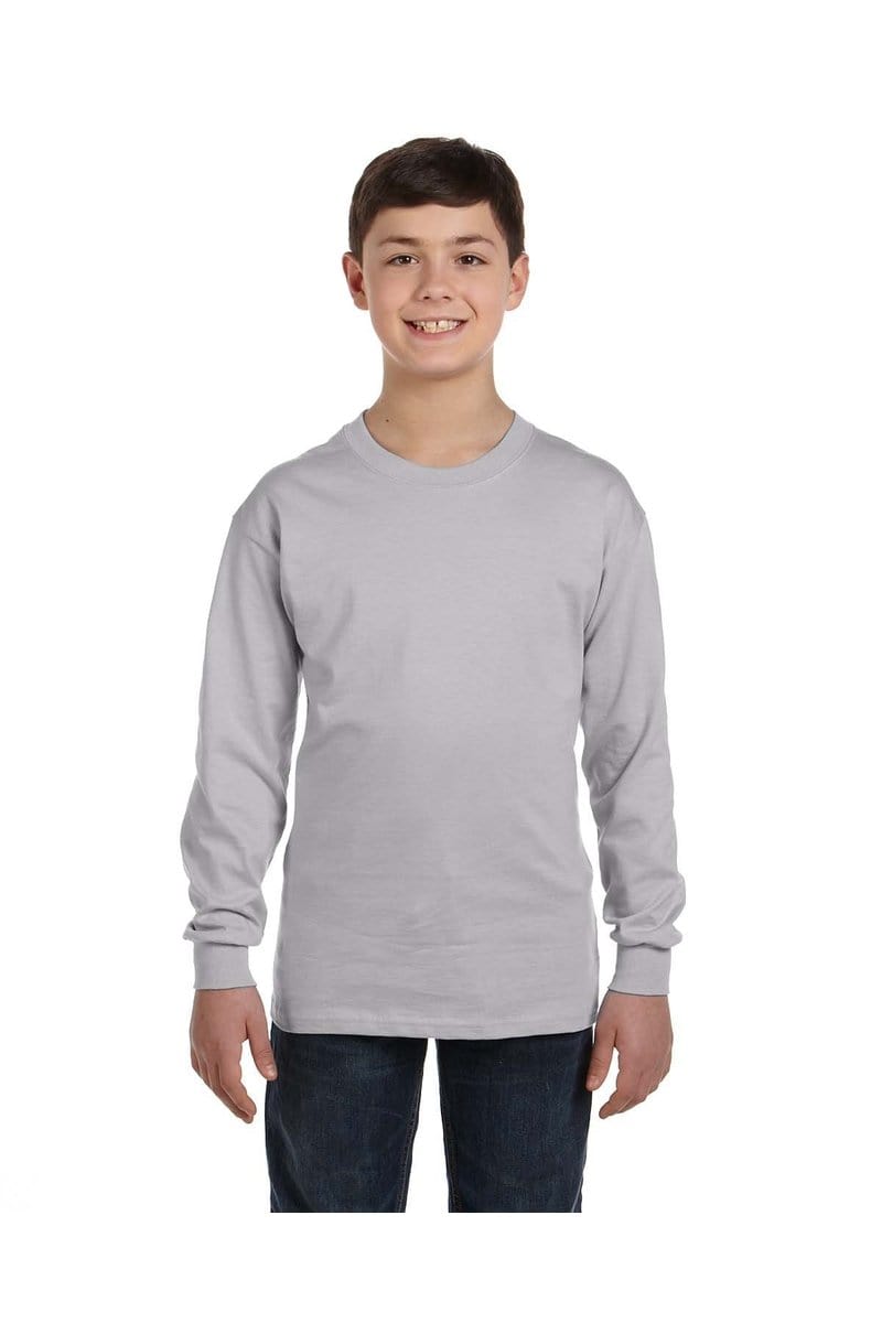 Gildan G540B: Youth Heavy Cotton™ Long-Sleeve T-Shirt in 