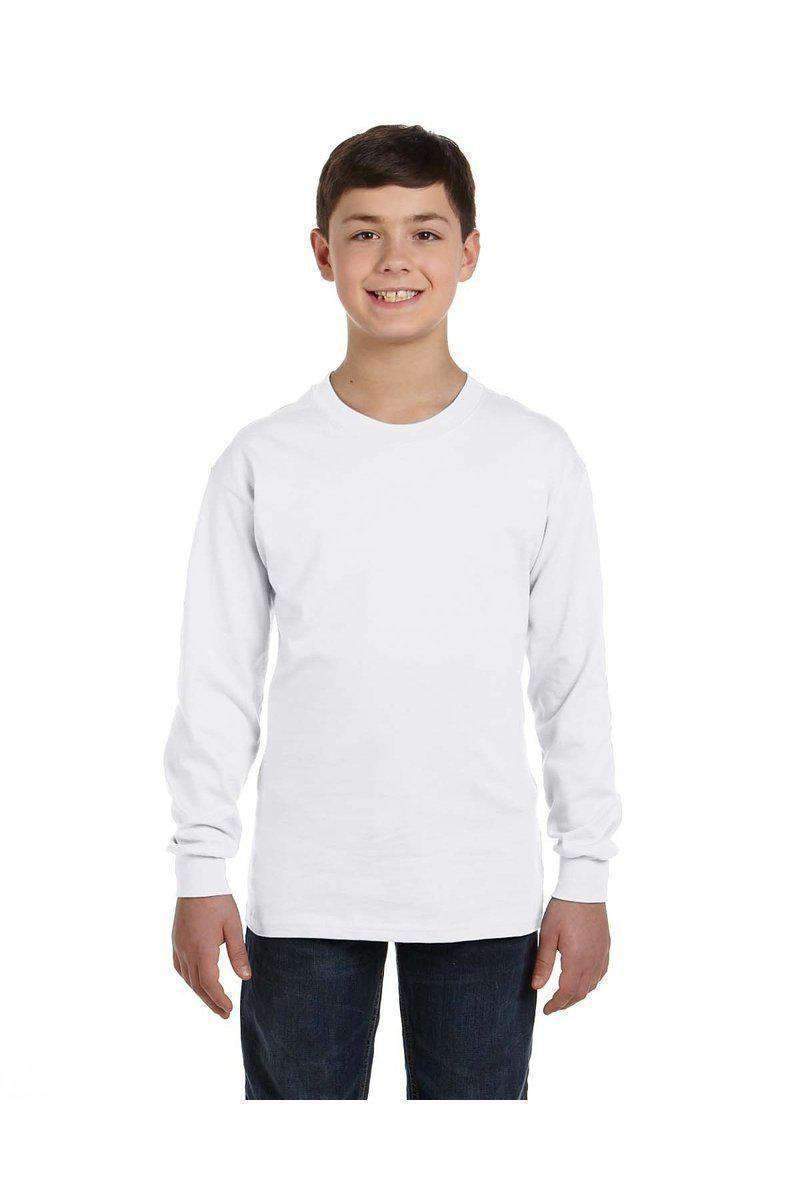 Gildan G540B: Youth Heavy Cotton™ Long-Sleeve T-Shirt in 