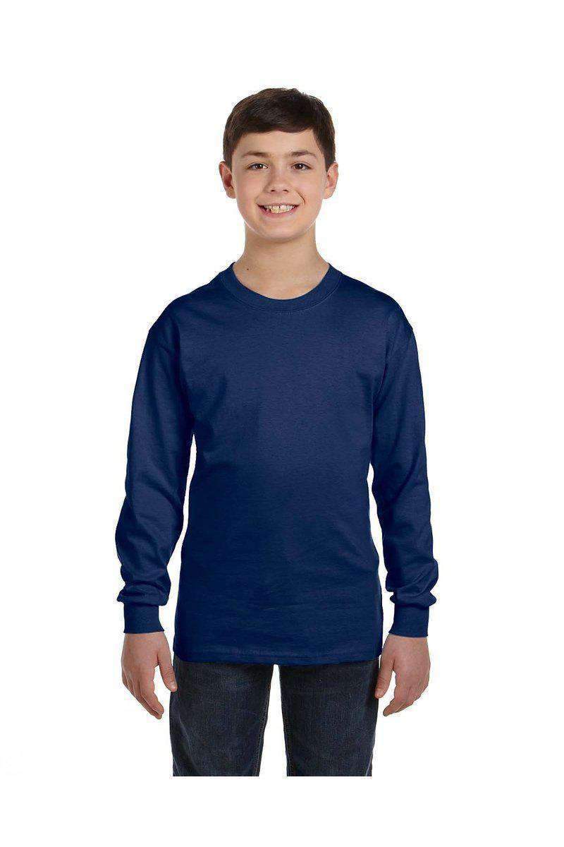 Gildan G540B: Youth Heavy Cotton™ Long-Sleeve T-Shirt in 