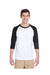 Gildan G570: Adult 5.3 oz. 3/4-Raglan Sleeve T-Shirt