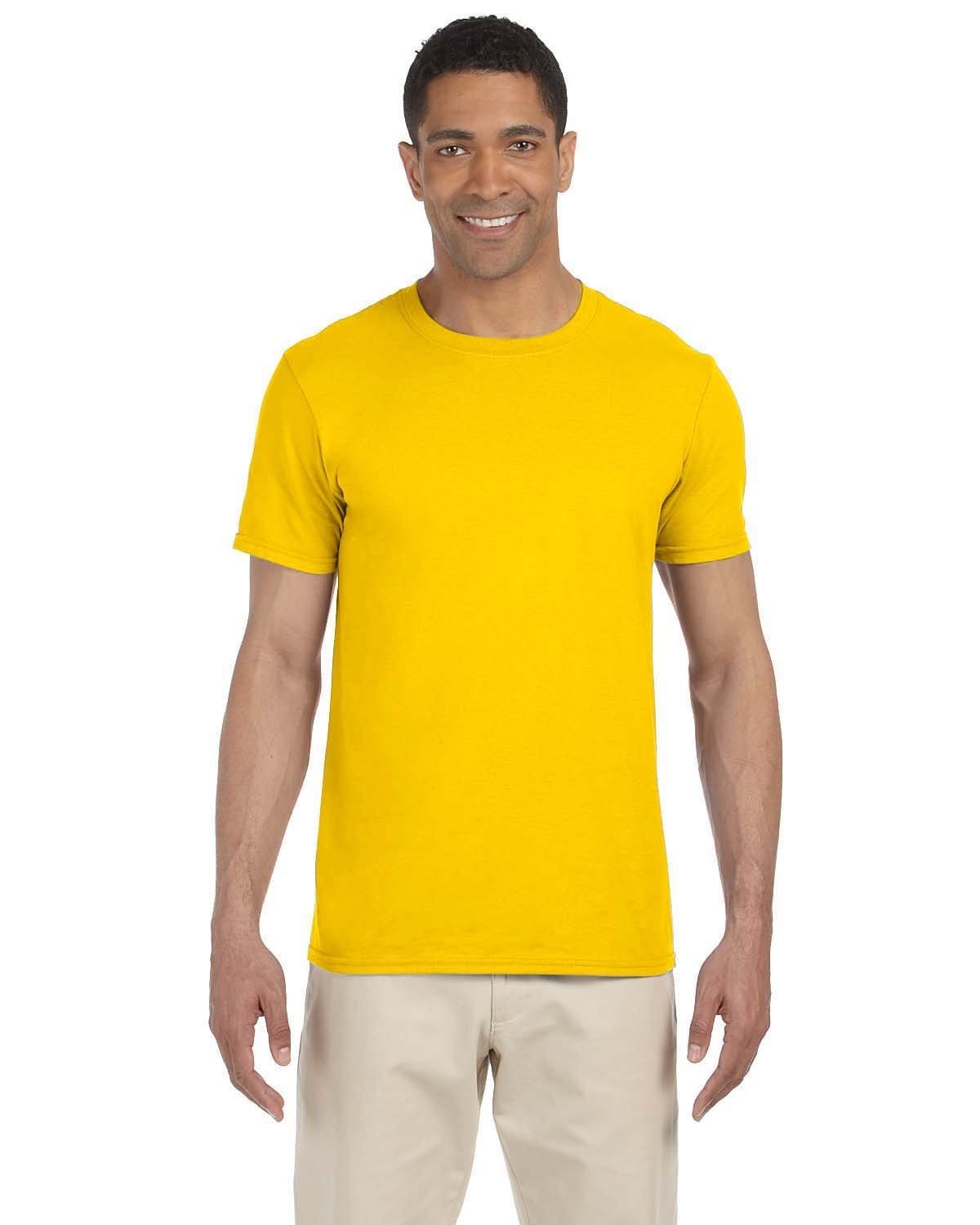 Gildan G640 Adult Softstyle Ring-Spun Cotton T-Shirt in Daisy