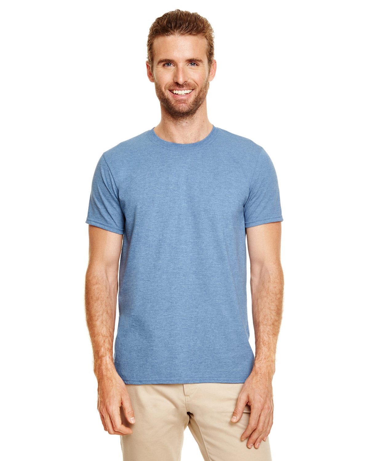 Gildan T-Shirts S / Heather Indigo Gildan G640 Adult Softstyle 4.5 oz. T-Shirt