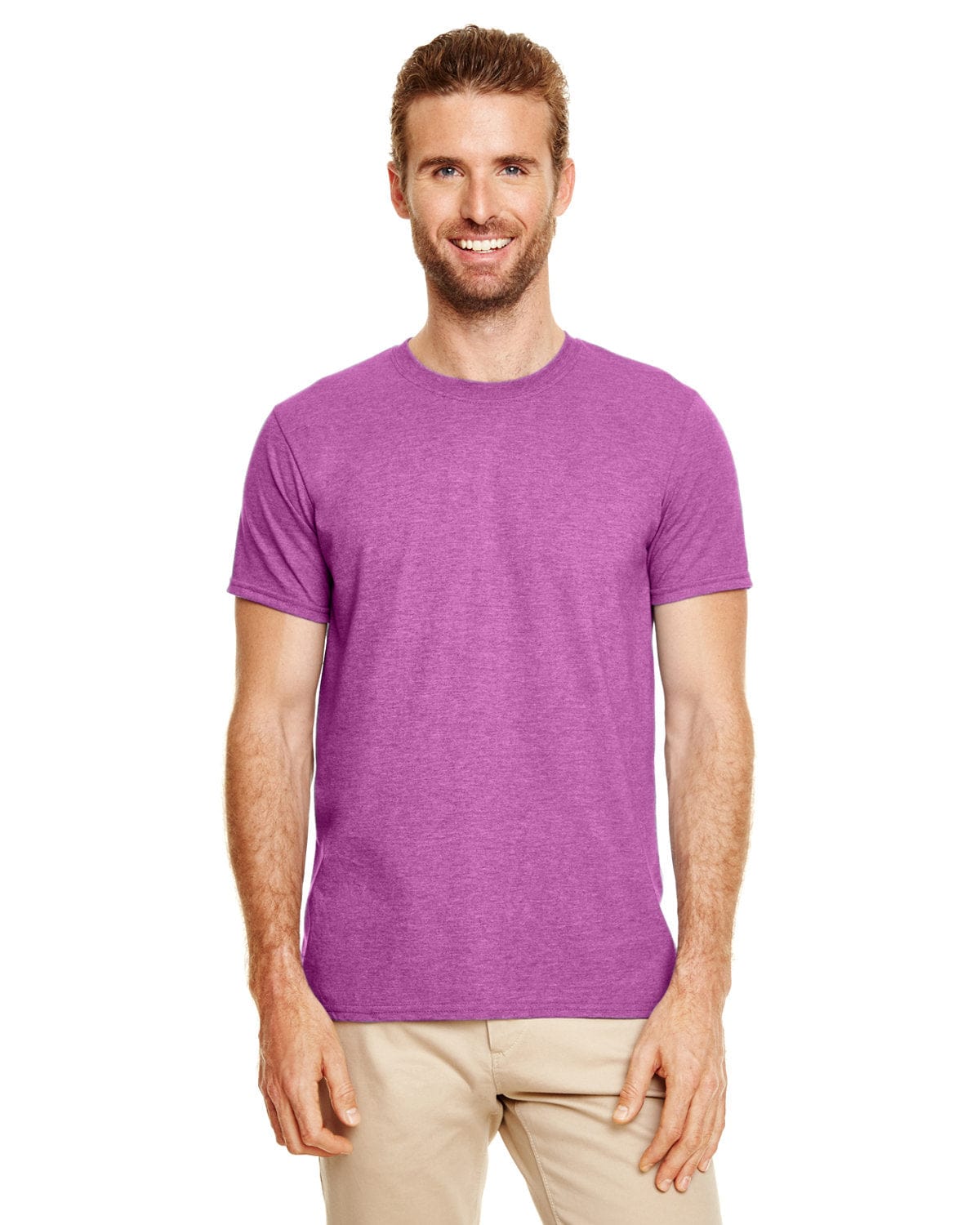 Gildan T-Shirts S / Heather Radiant Orchid Gildan G640 Adult Softstyle 4.5 oz. T-Shirt