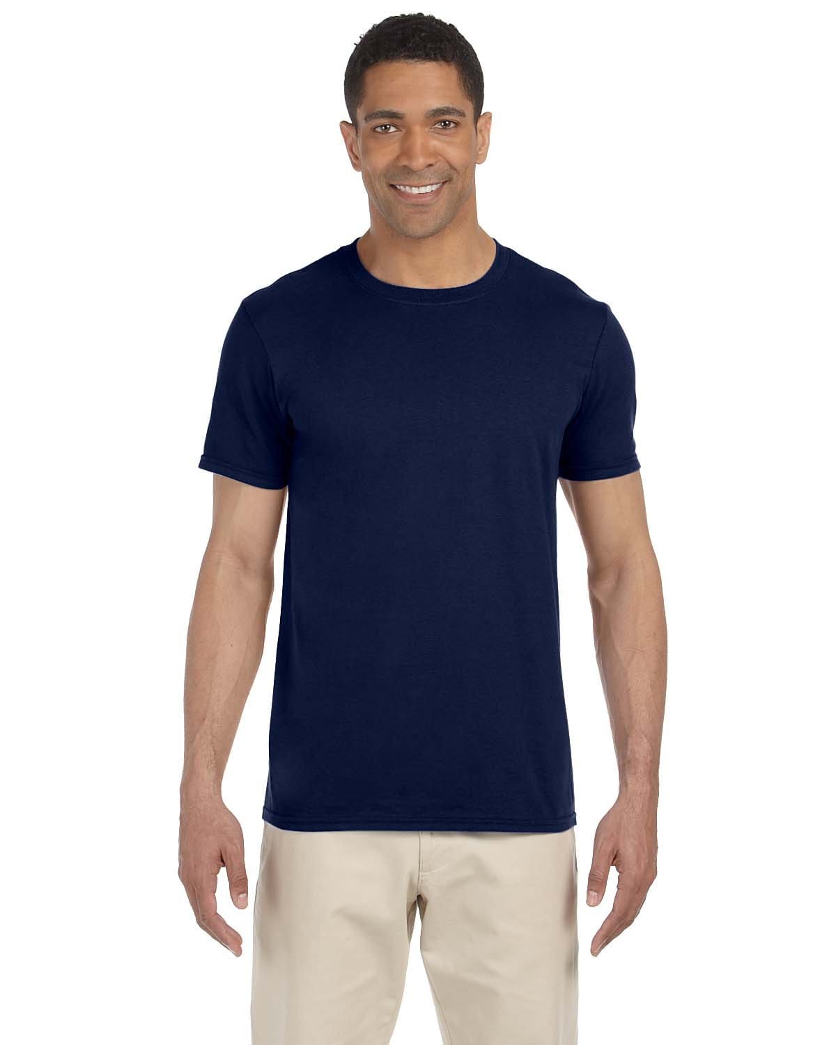Gildan G640 Adult Softstyle Ring-Spun Cotton T-Shirt in Navy
