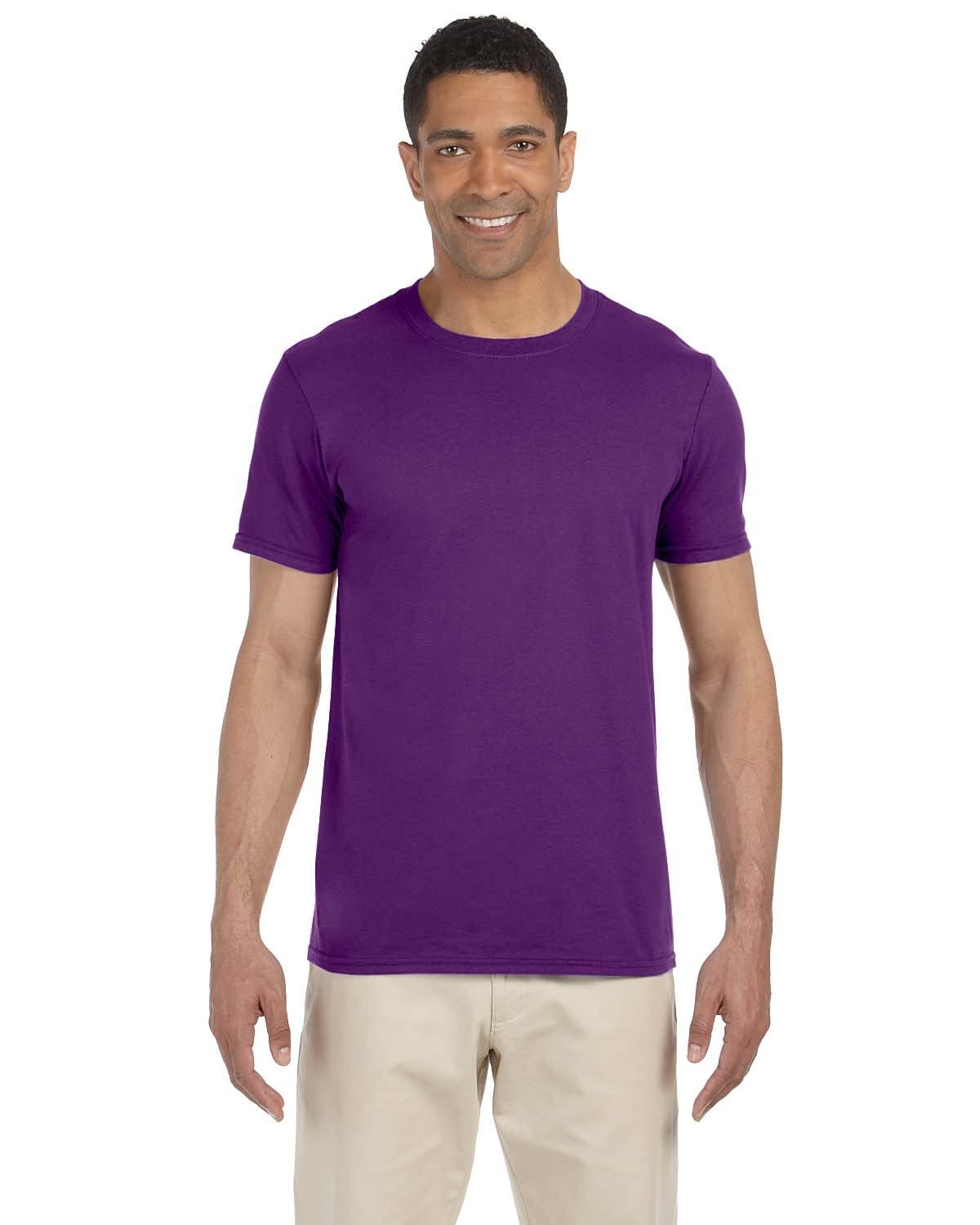 Gildan T-Shirts 4XL / Purple Gildan G640 Adult Softstyle 4.5 oz. T-Shirt