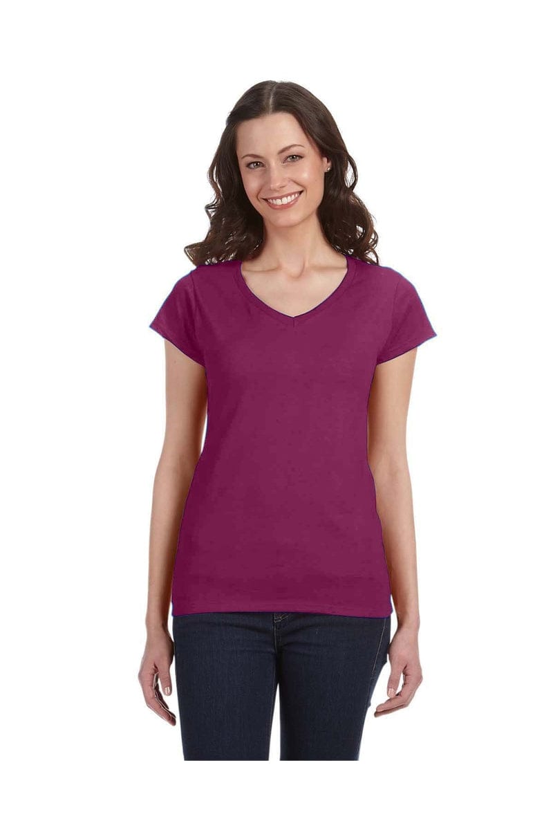Gildan G64VL Softstyle Fitted V-Neck T-Shirt in 