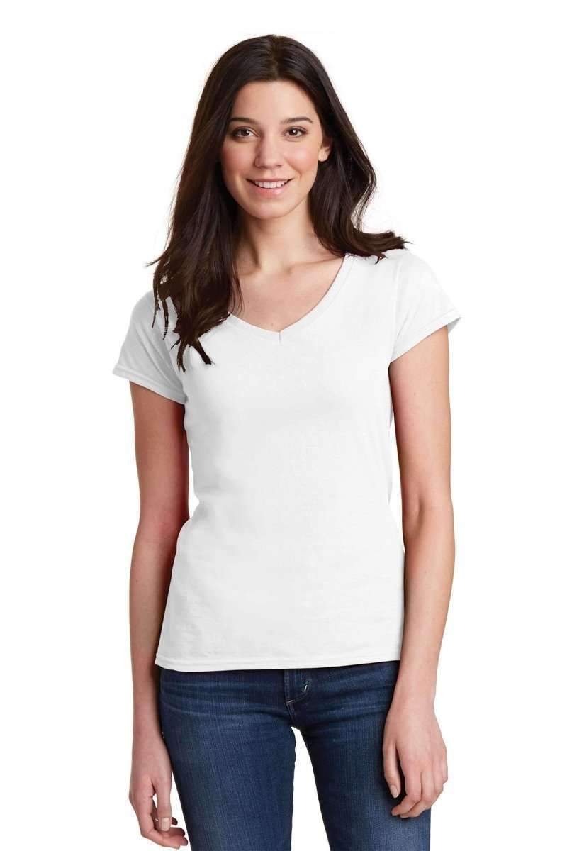 Gildan G64VL Softstyle Fitted V-Neck T-Shirt in 