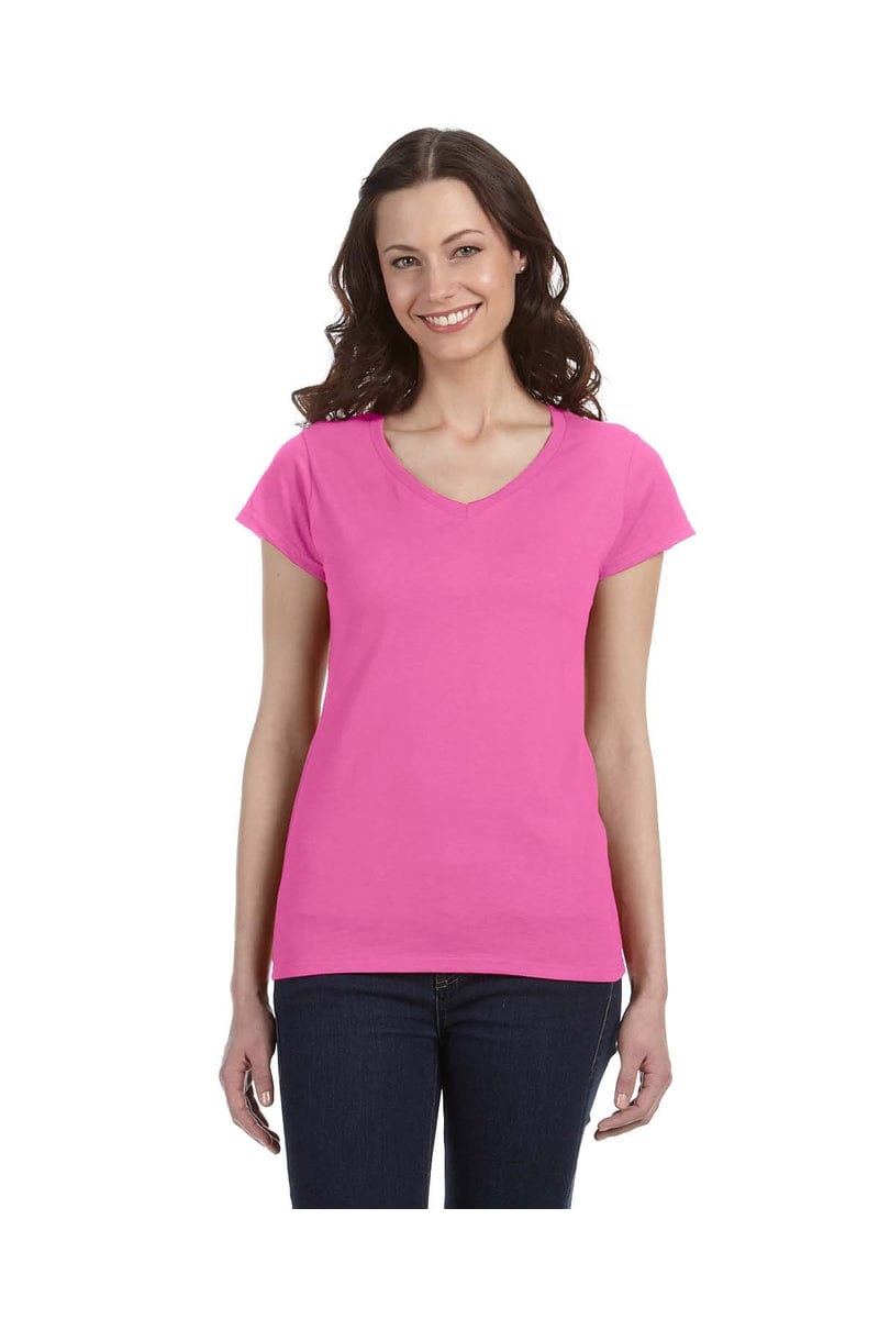 Gildan G64VL Softstyle Fitted V-Neck T-Shirt in 