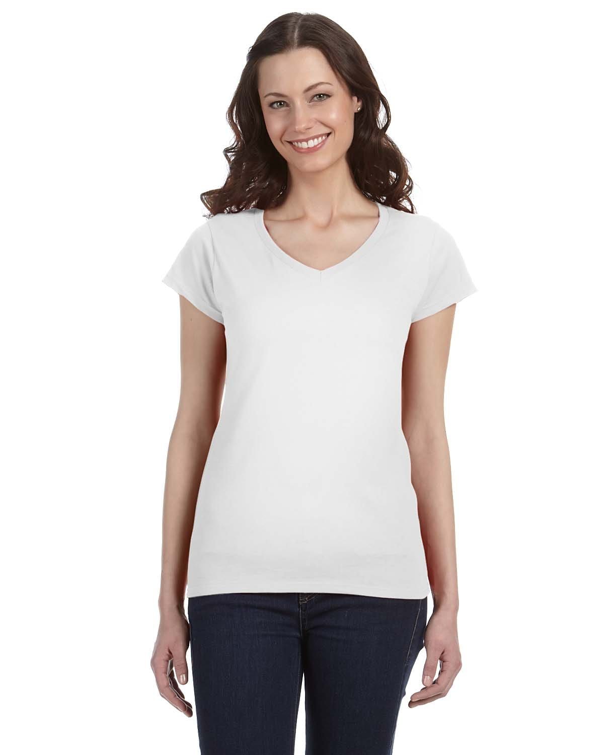Gildan G64VL Softstyle Fitted V-Neck T-Shirt in 