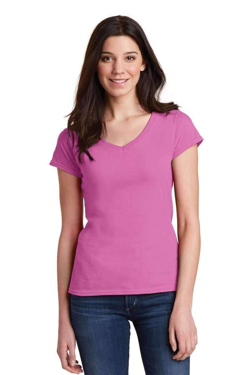 Gildan G64VL Softstyle Fitted V-Neck T-Shirt in 