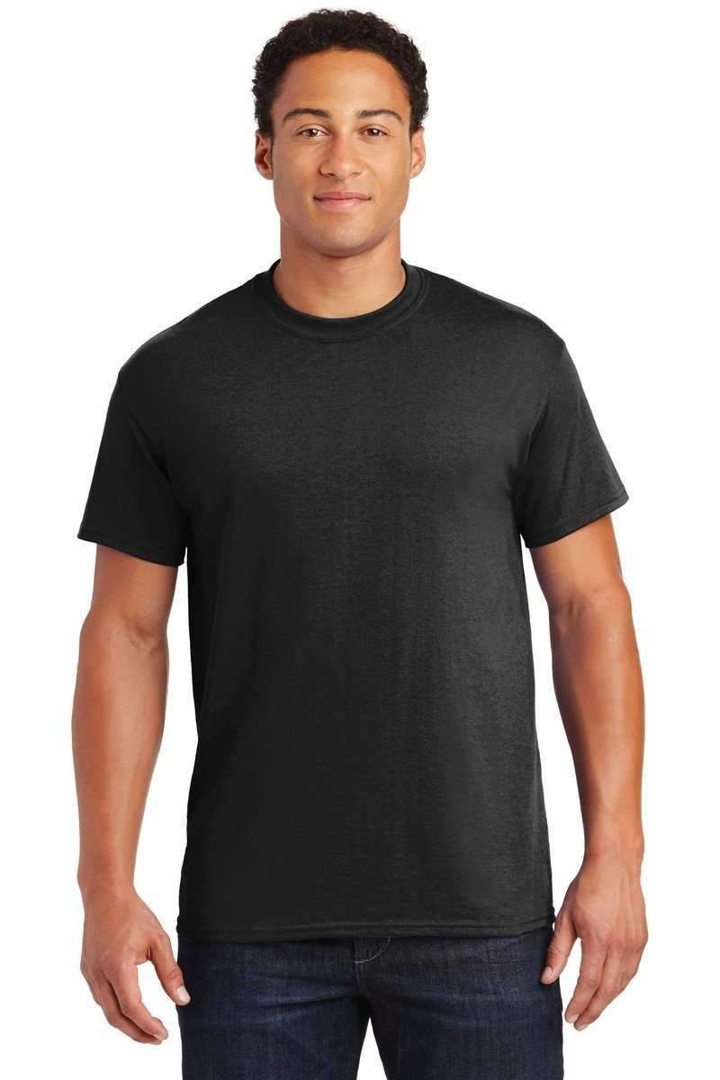 Gildan 8000 DryBlend 50/50 Cotton/Poly T-Shirt in Black