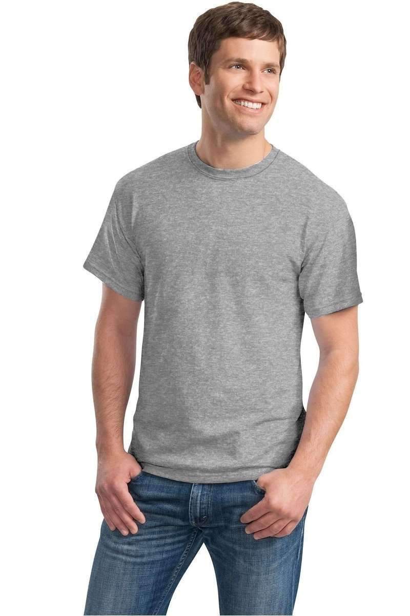 Gildan 8000 DryBlend 50/50 Cotton/Poly T-Shirt in Sport Grey