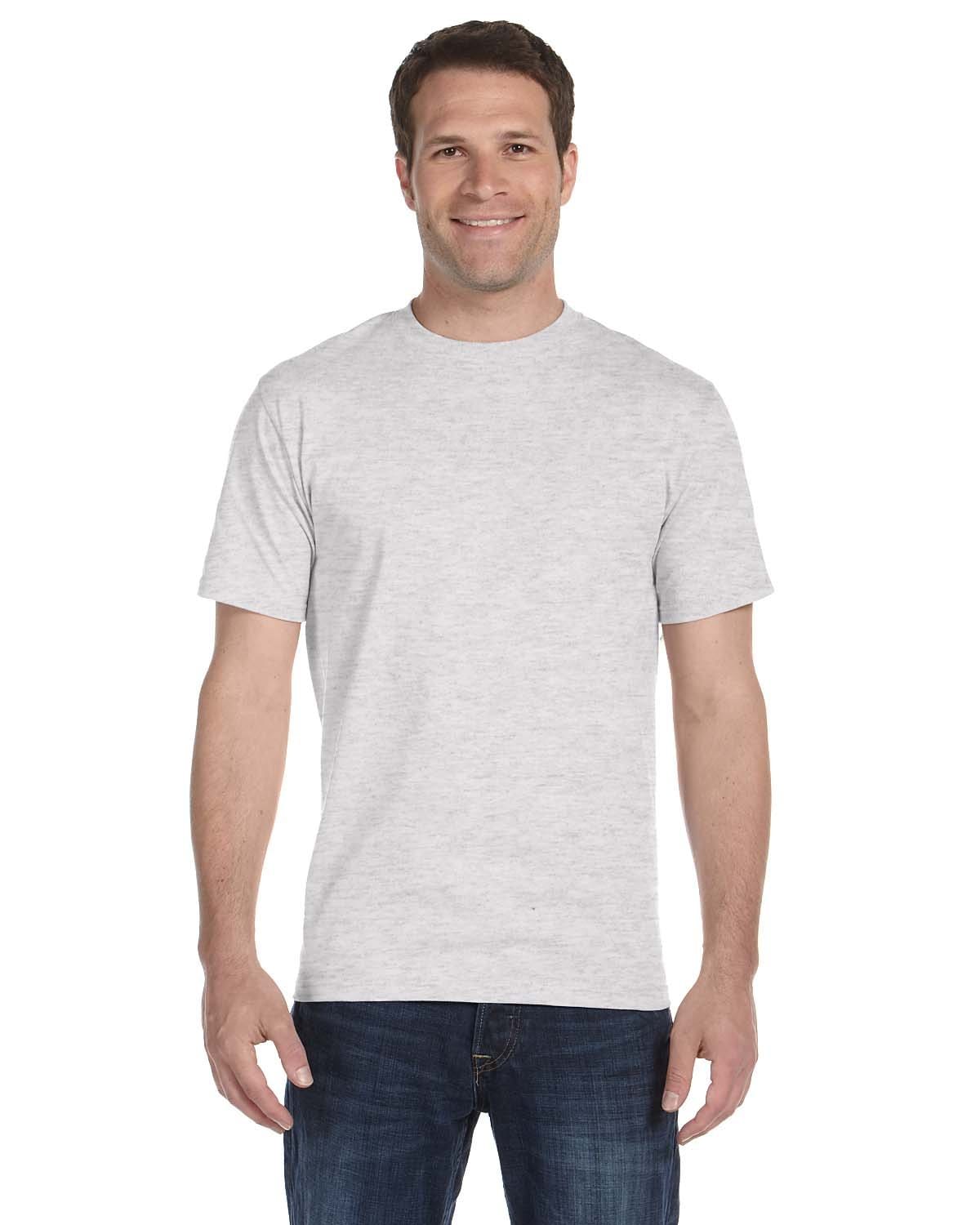 Gildan G800: 50/50 Poly-Cotton Blend in Ash Grey