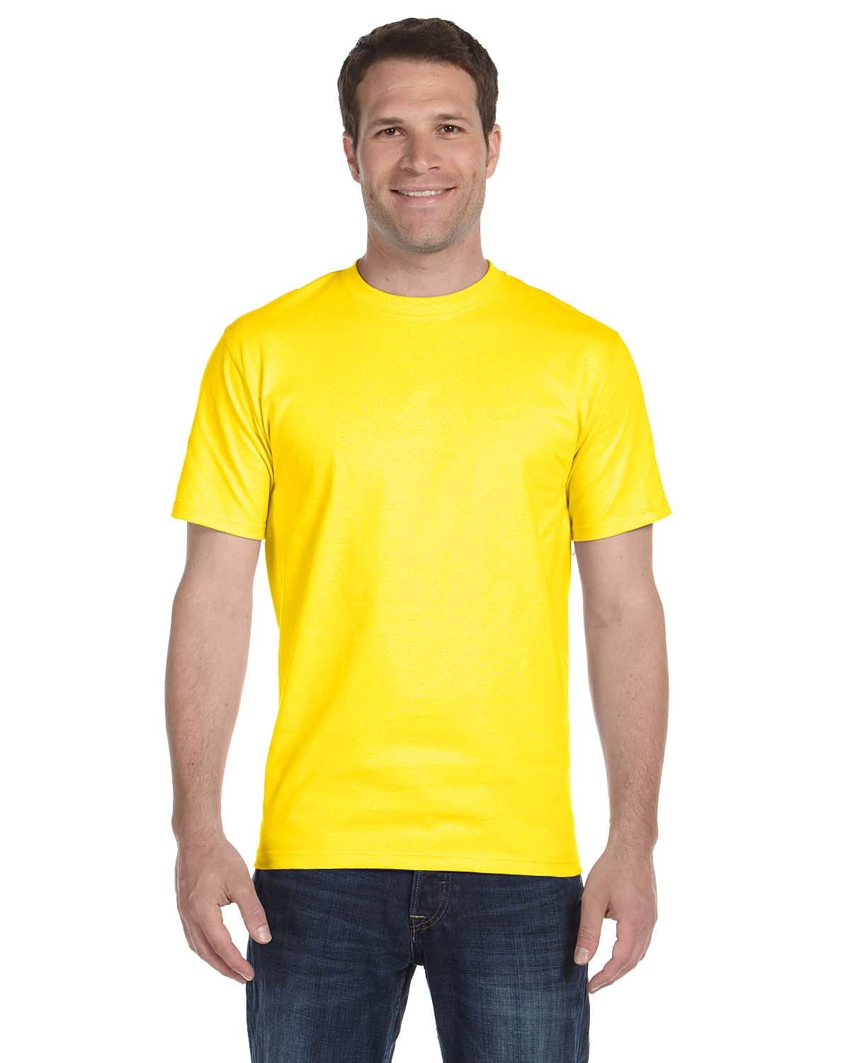 Gildan G800: 50/50 Poly-Cotton Blend in Daisy