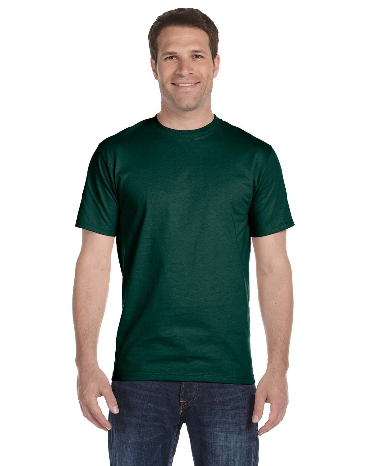 Gildan G800: 50/50 Poly-Cotton Blend in Forest Green