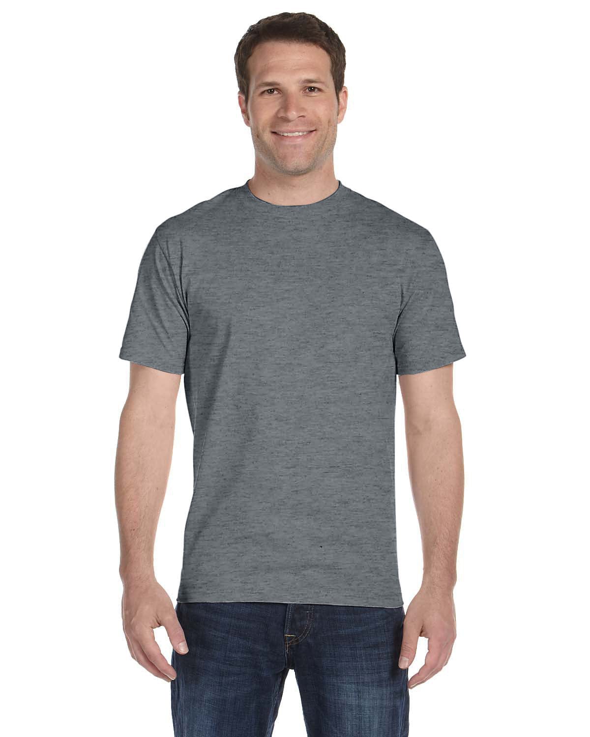 Gildan G800: 50/50 Poly-Cotton Blend in Graphite Heather