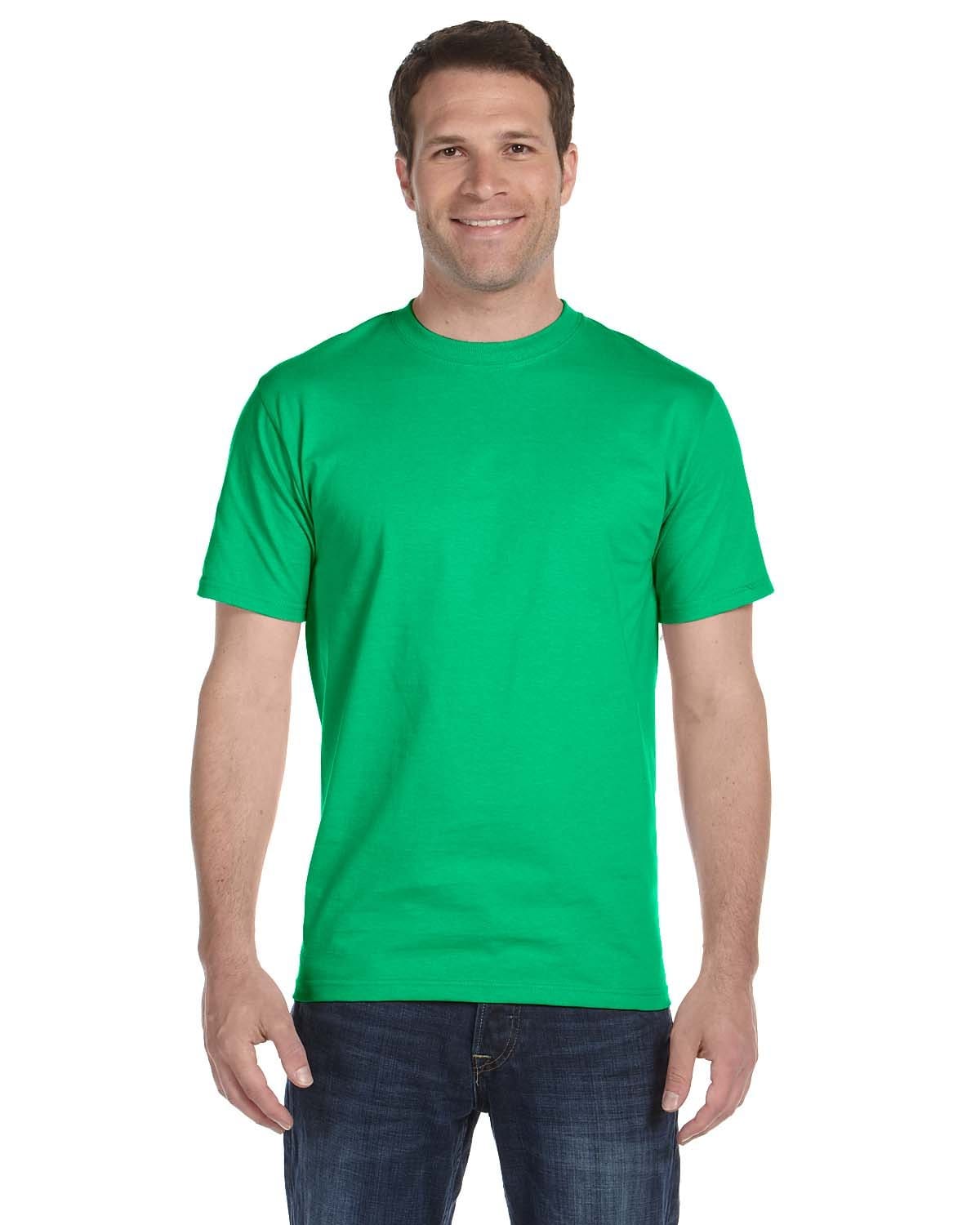 Gildan G800: 50/50 Poly-Cotton Blend in Irish Green