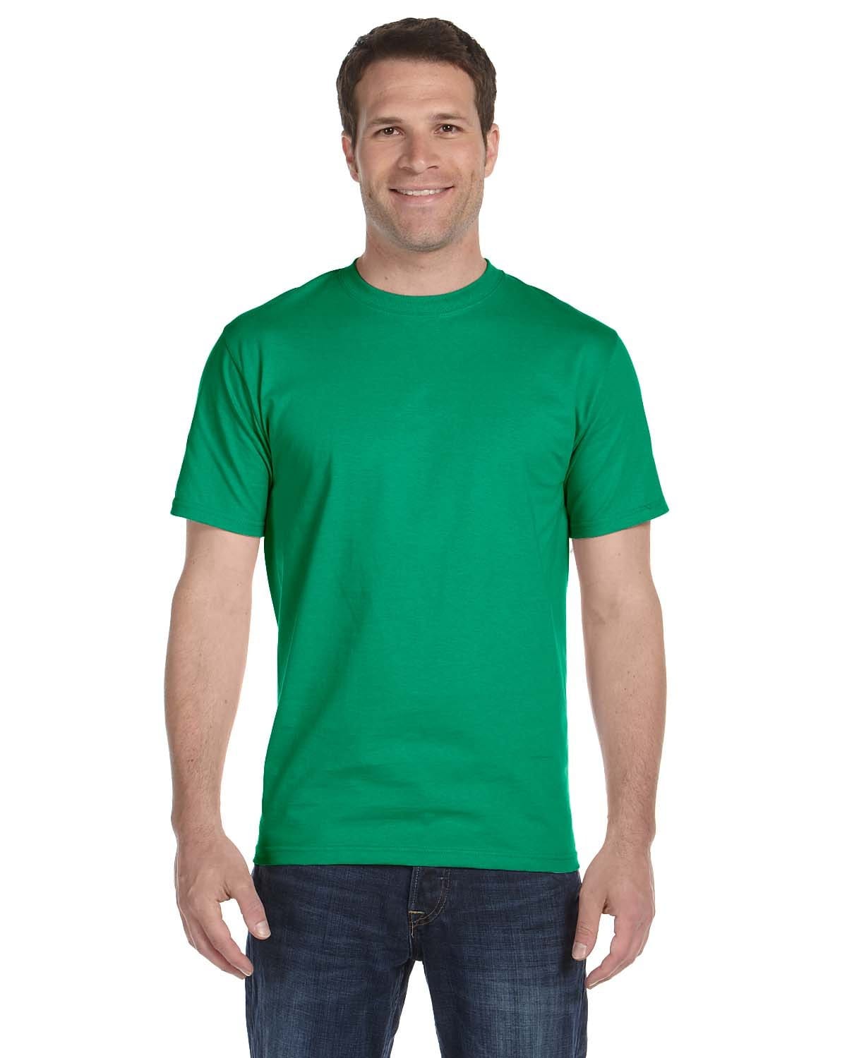 Gildan G800: 50/50 Poly-Cotton Blend in Kelly Green