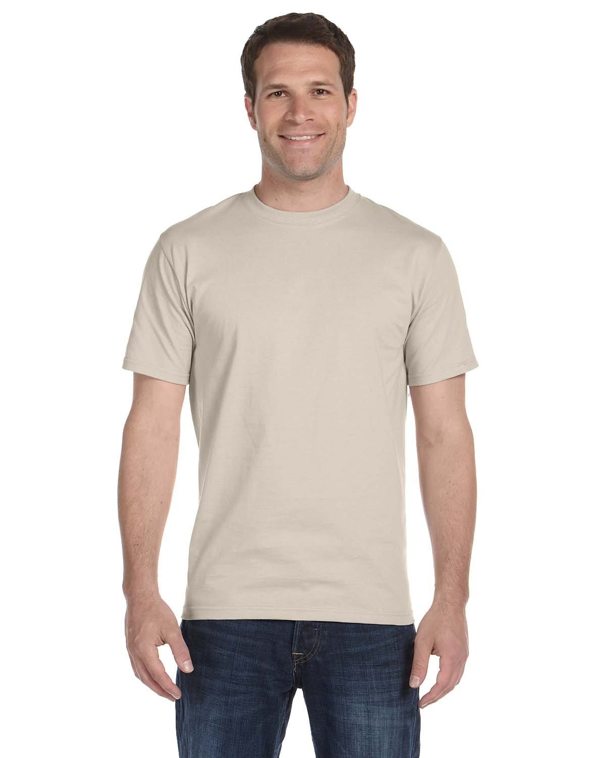 Gildan 8000 DryBlend 50/50 Cotton/Poly T-Shirt in Sand