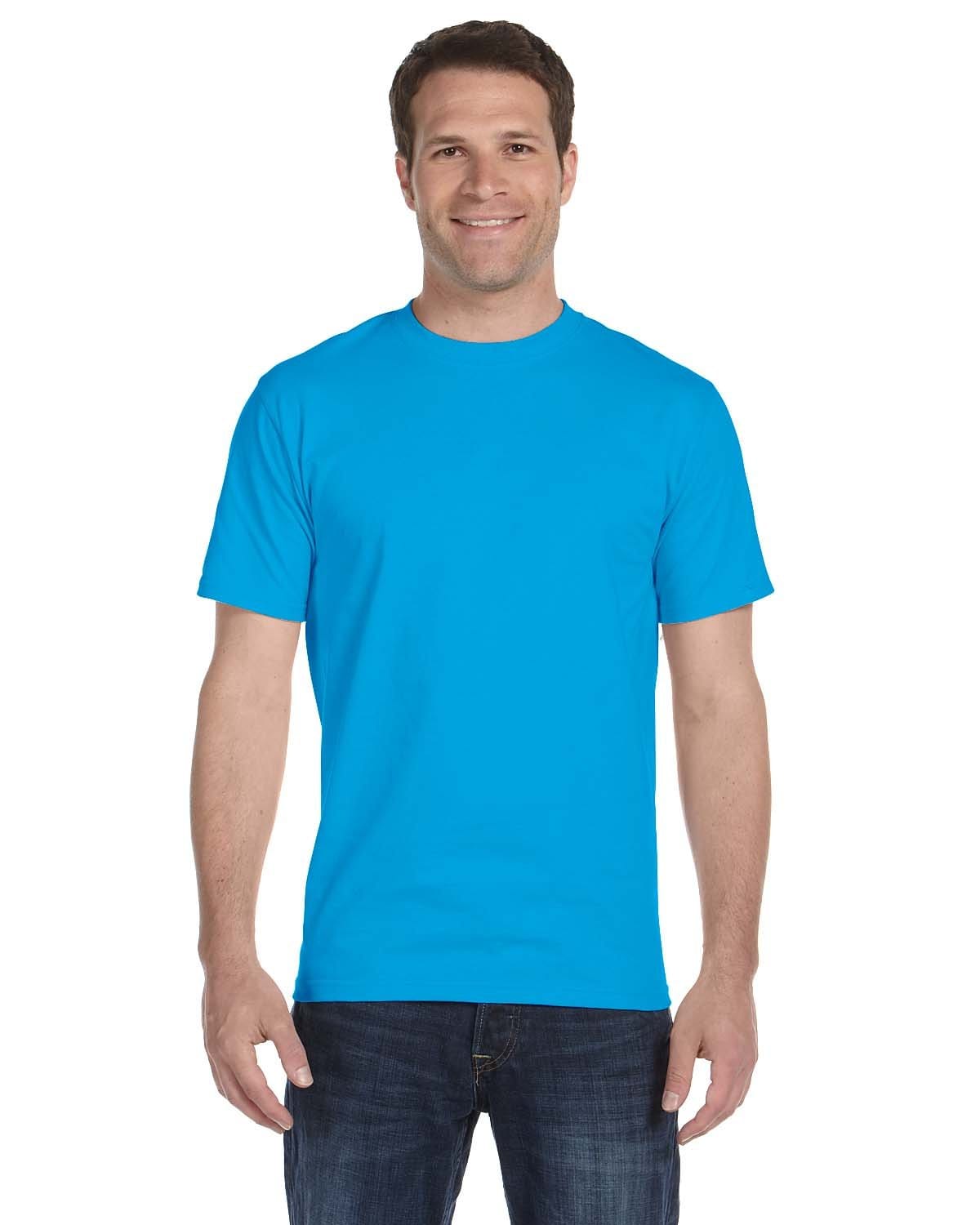 Gildan 8000 DryBlend 50/50 Cotton/Poly T-Shirt in Sapphire