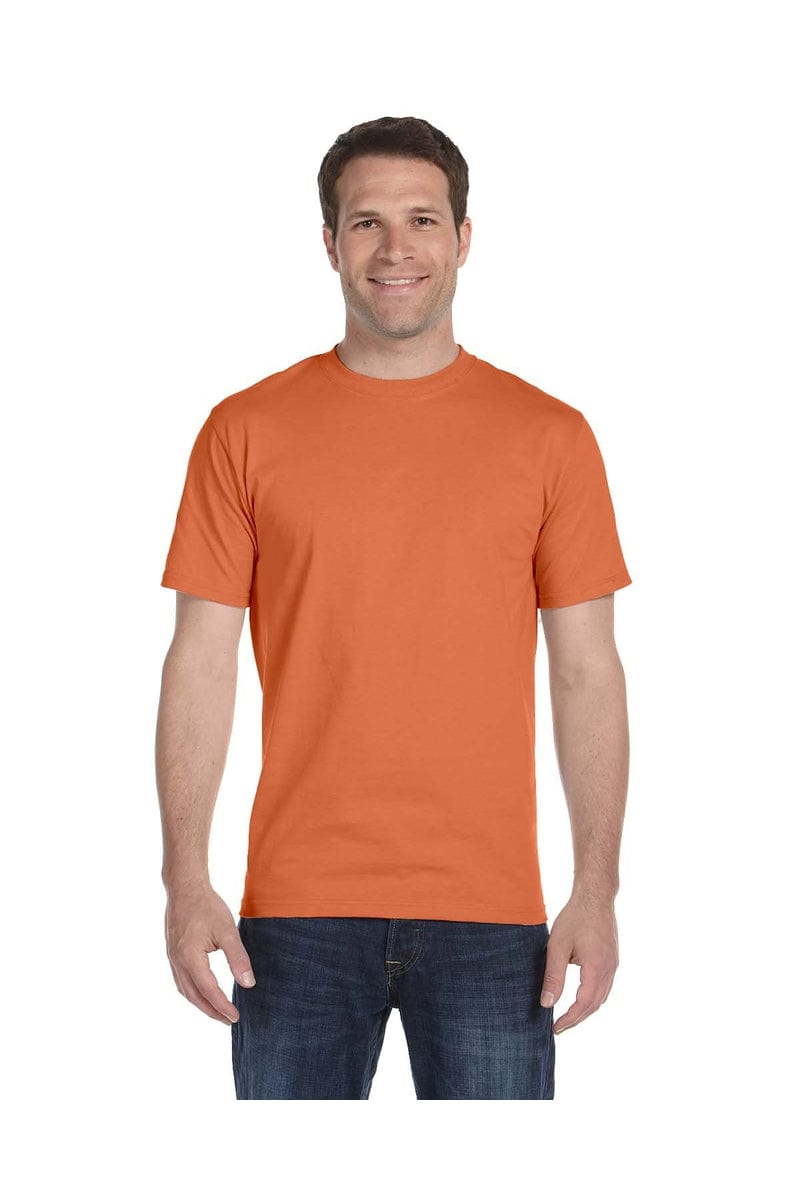 Gildan G800: 50/50 Poly-Cotton Blend in T Orange