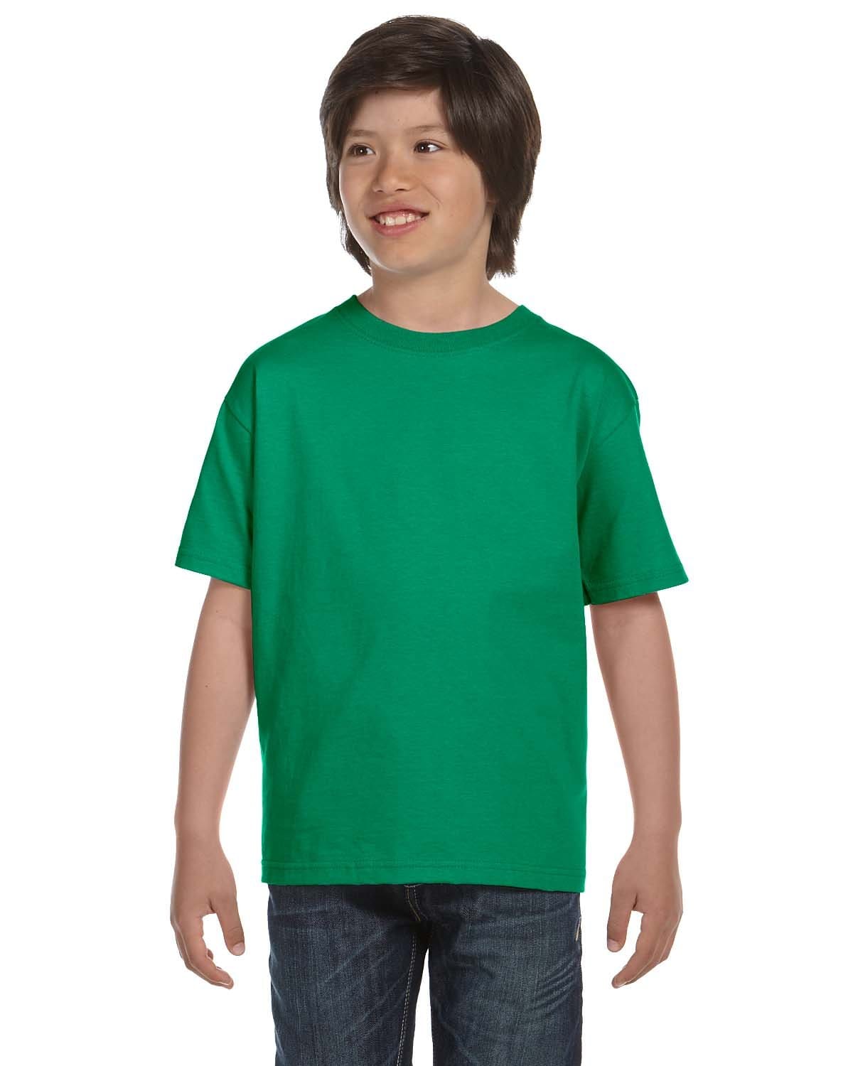 Gildan: G800B Youth 50/50 T-Shirt in Kelly Green