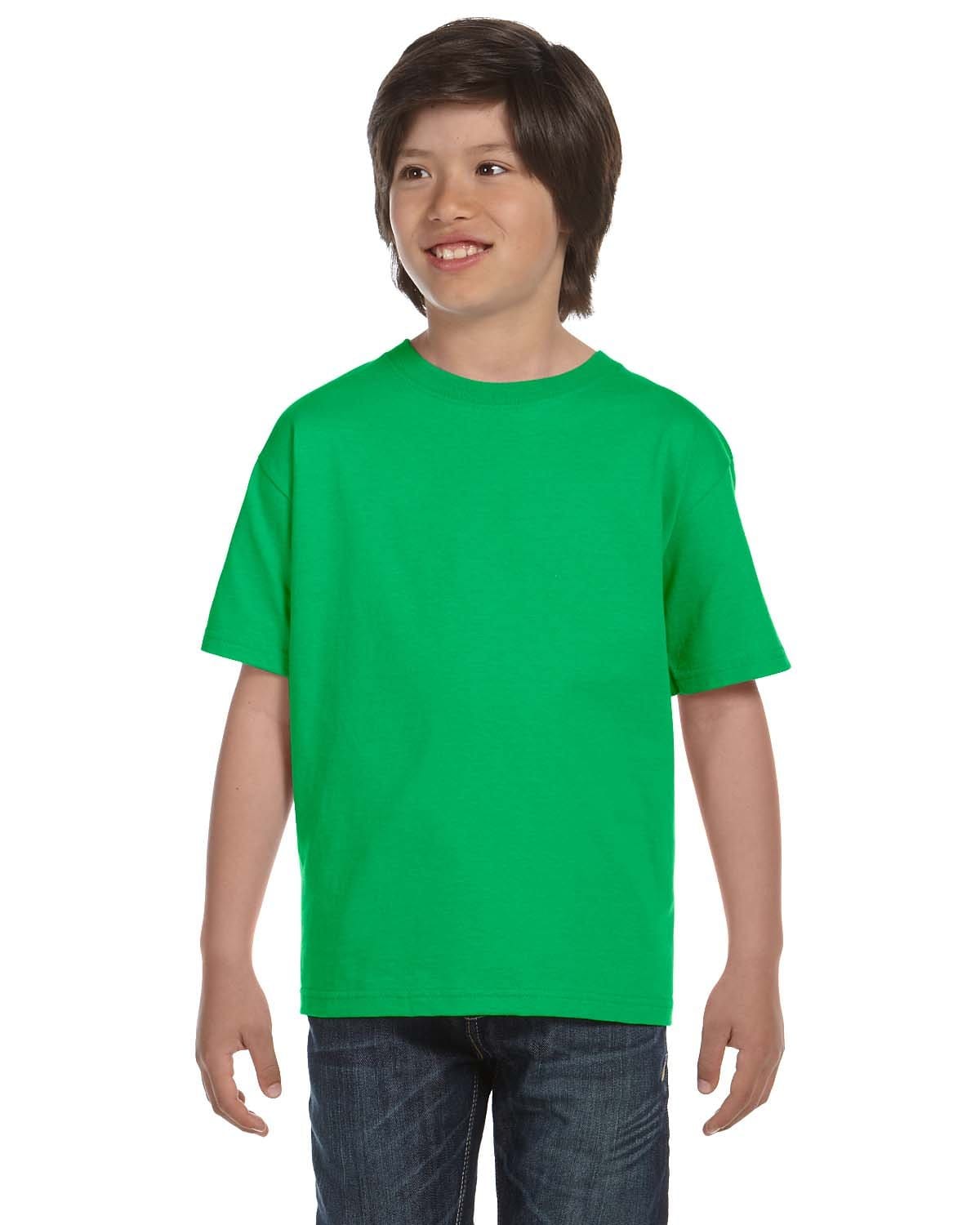 Gildan: G800B Youth 50/50 T-Shirt in Electric Green