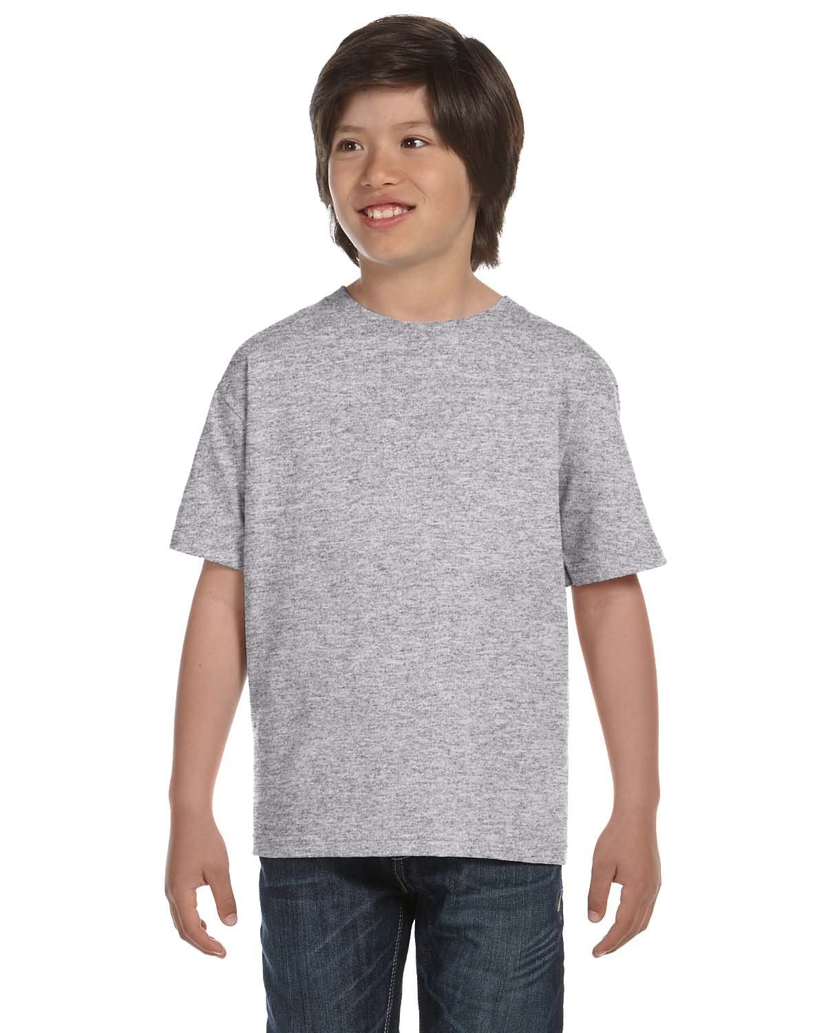 Gildan: G800B Youth 50/50 T-Shirt in Sport Grey