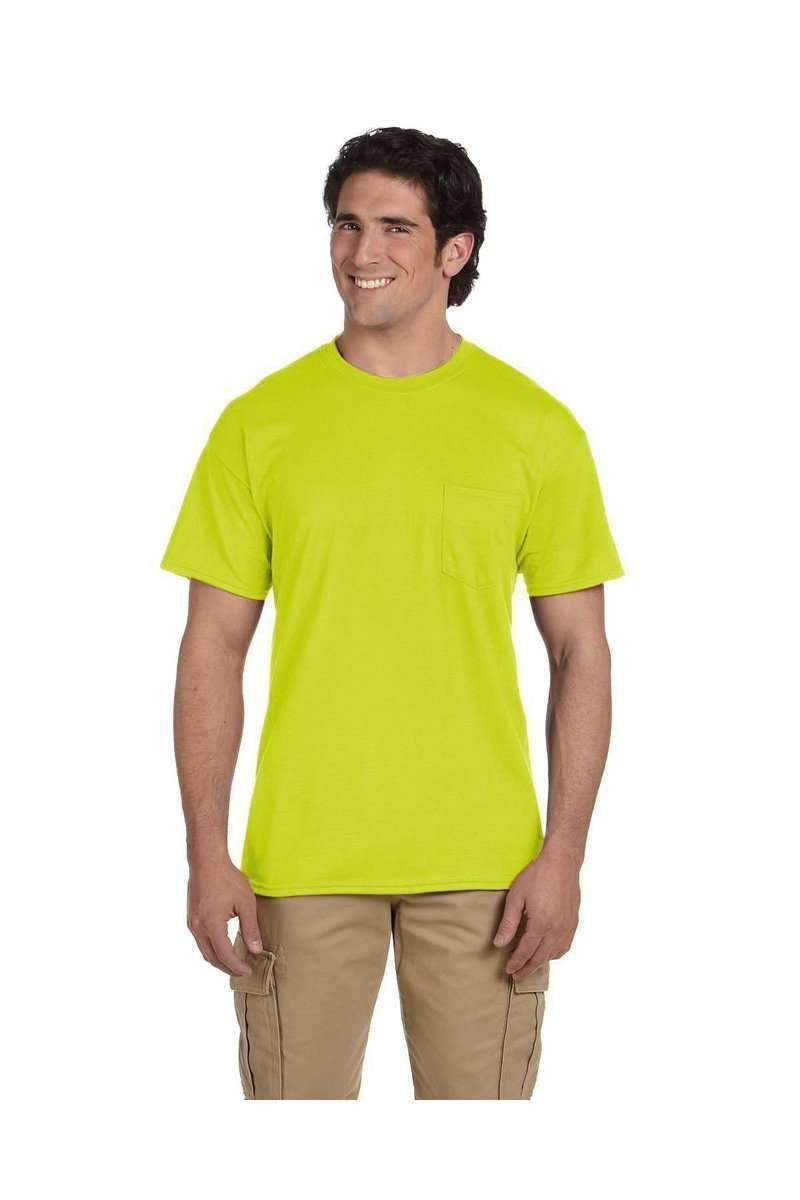 Gildan G830 DryBlend 50 Cotton/50 Poly Pocket T-Shirt in 