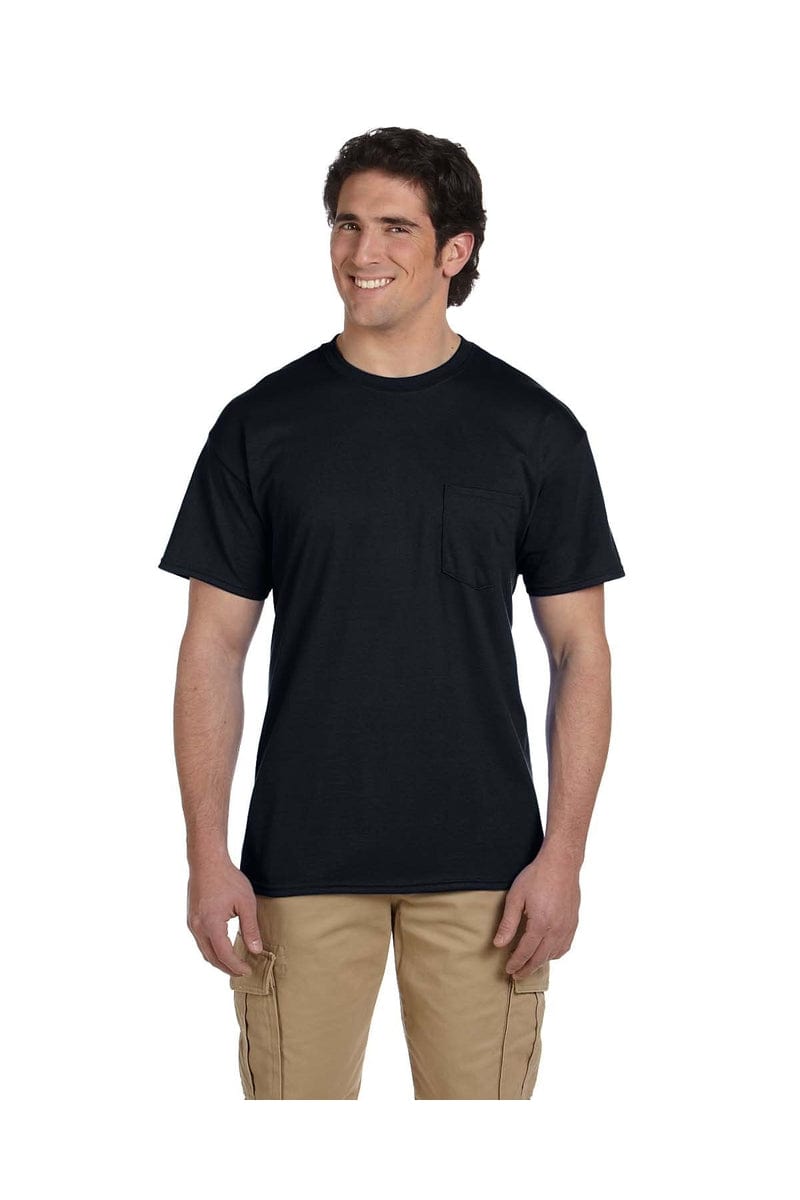 Gildan G830 DryBlend 50 Cotton/50 Poly Pocket T-Shirt in 