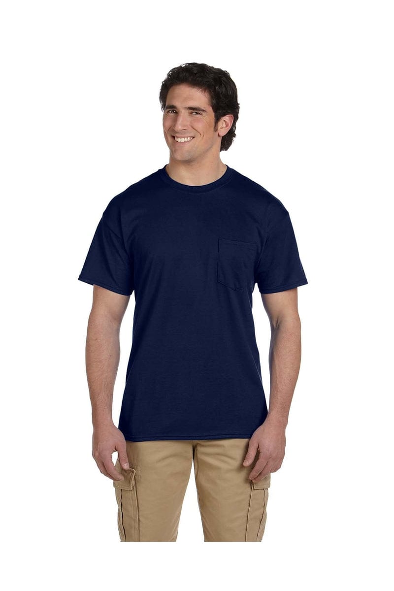 Gildan G830 DryBlend 50 Cotton/50 Poly Pocket T-Shirt in 