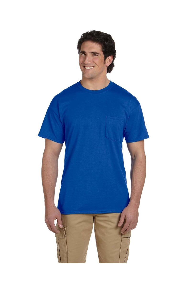 Gildan G830 DryBlend 50 Cotton/50 Poly Pocket T-Shirt in 