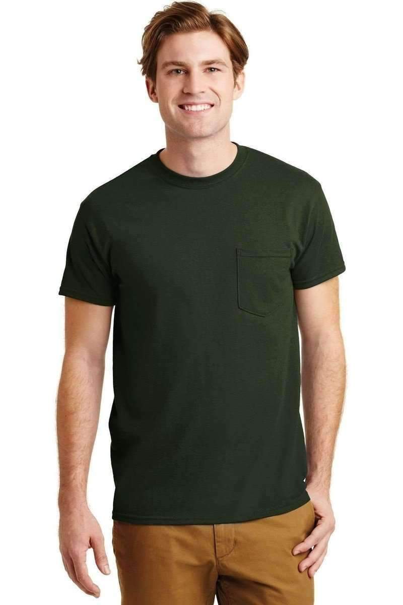 Gildan G830 DryBlend 50 Cotton/50 Poly Pocket T-Shirt in 