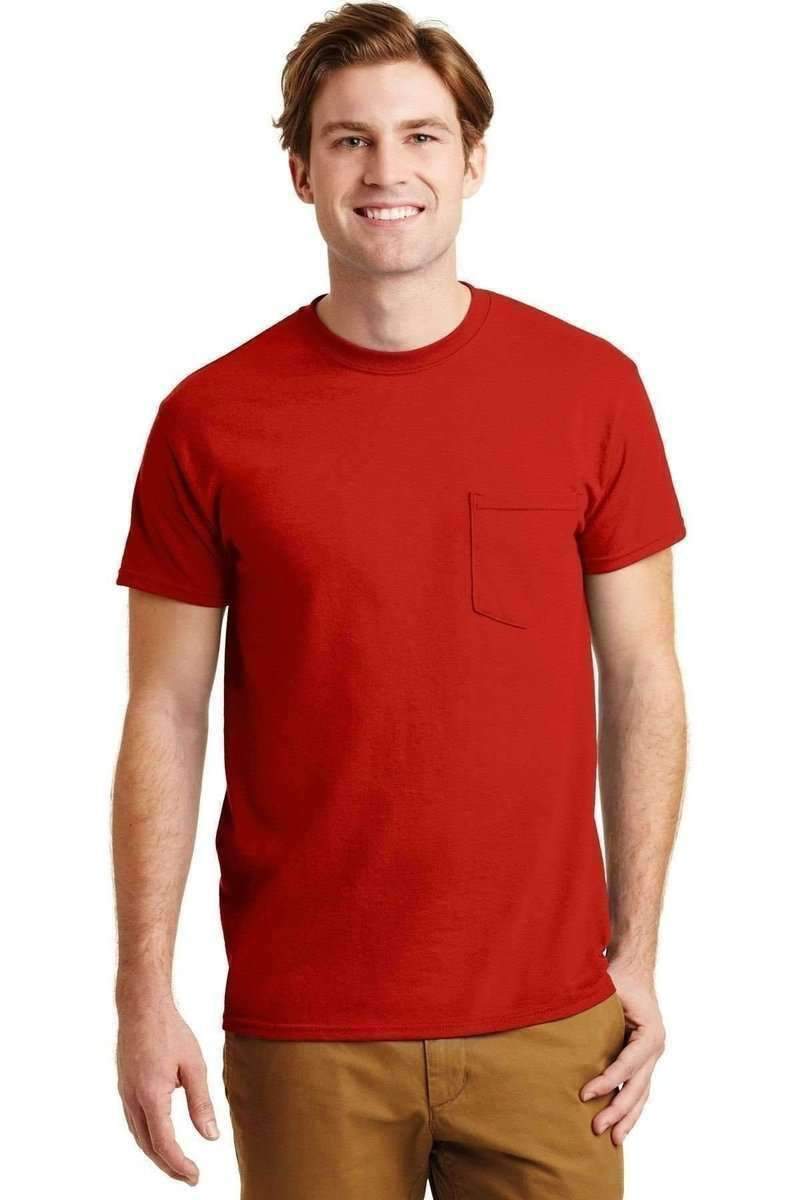 Gildan G830 DryBlend 50 Cotton/50 Poly Pocket T-Shirt in 