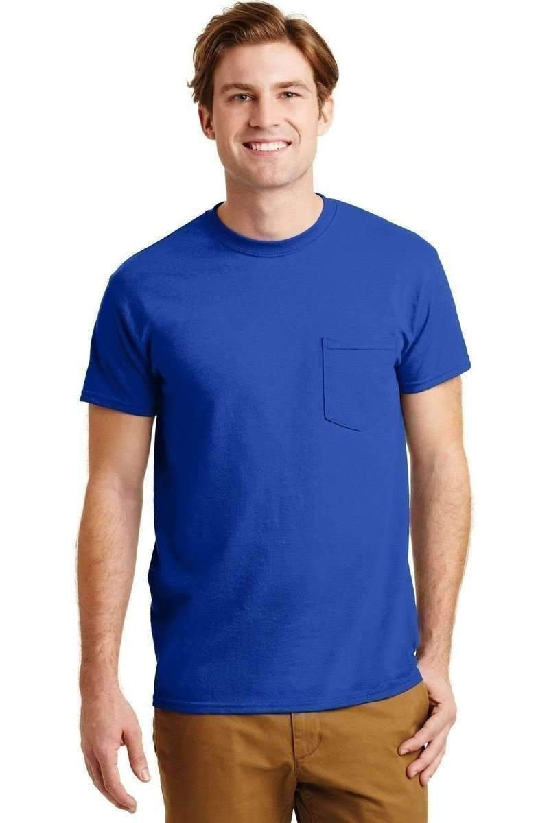 Gildan G830 DryBlend 50 Cotton/50 Poly Pocket T-Shirt in 