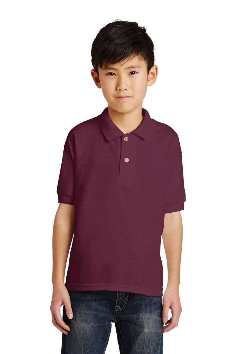 Gildan G880B Youth DryBlend 6-Ounce Jersey Knit Sport Shirt in 