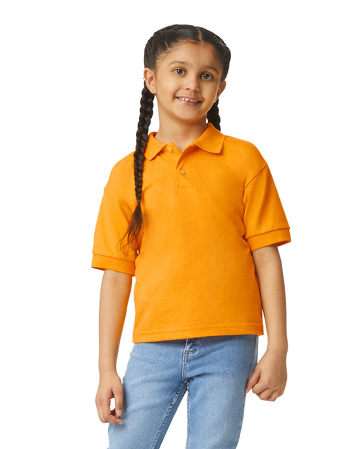 Gildan G880B Youth DryBlend 6-Ounce Jersey Knit Sport Shirt in Gold