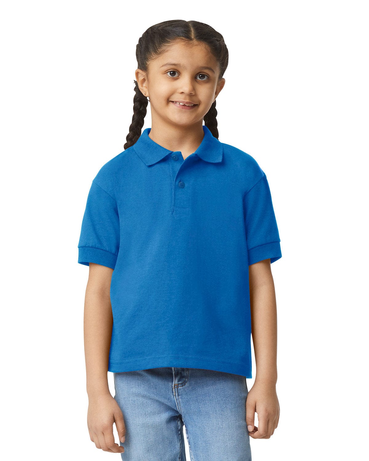 Gildan G880B Youth DryBlend 6-Ounce Jersey Knit Sport Shirt in Royal