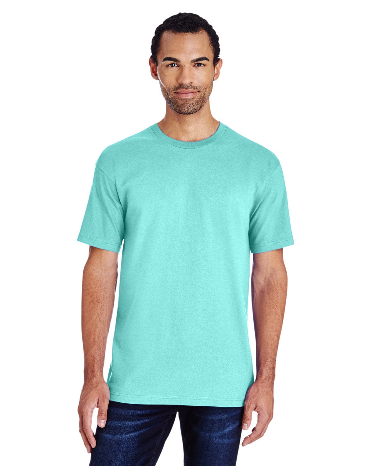 Gildan H000: ADULT Hammer Adult 6 oz. T-Shirt, Basic Colors in Chalky Mint