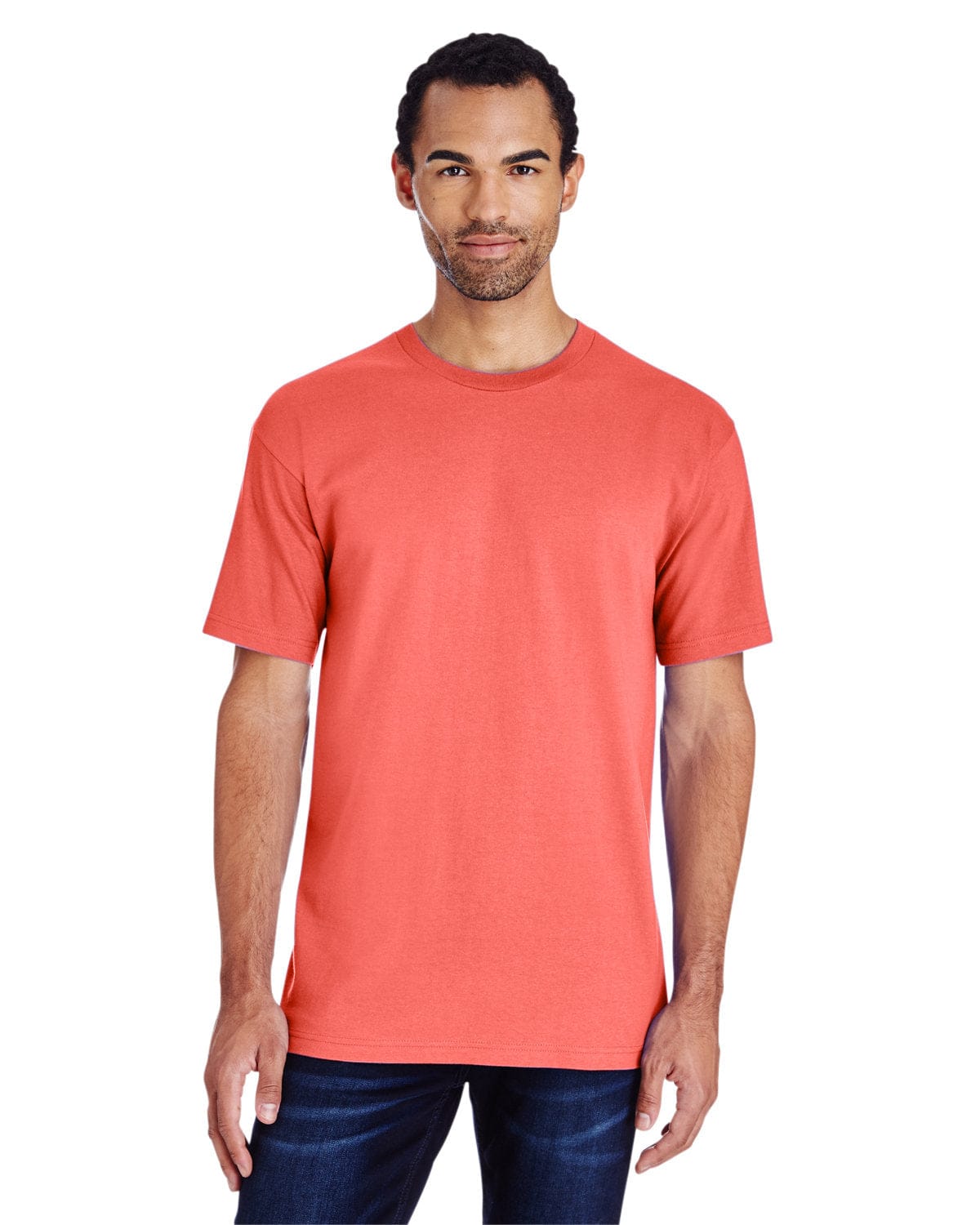 Gildan H000: ADULT Hammer Adult 6 oz. T-Shirt in Coral Silk