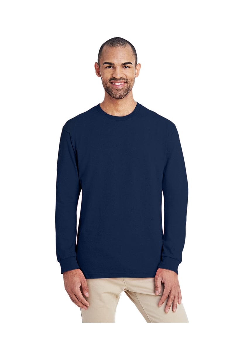 Gildan H400: ADULT Hammer Adult 6 oz. Long-Sleeve T-Shirt in Sport Dark Navy