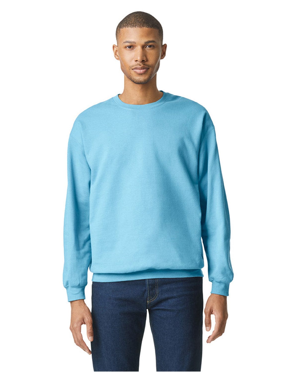 Gildan SF000 Adult Softstyle Fleece Crew Sweatshirt in 