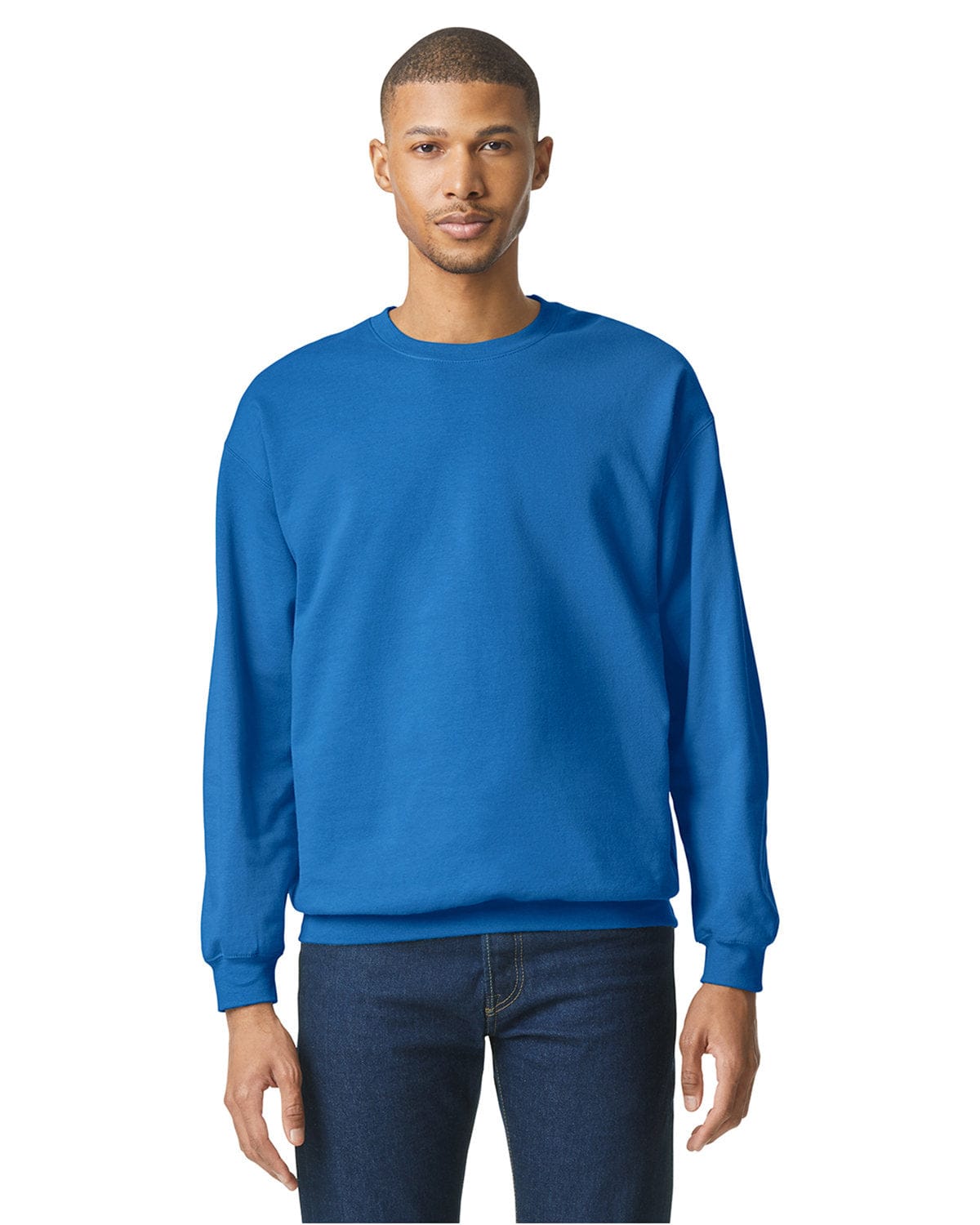 Gildan SF000 Adult Softstyle Fleece Crew Sweatshirt in 