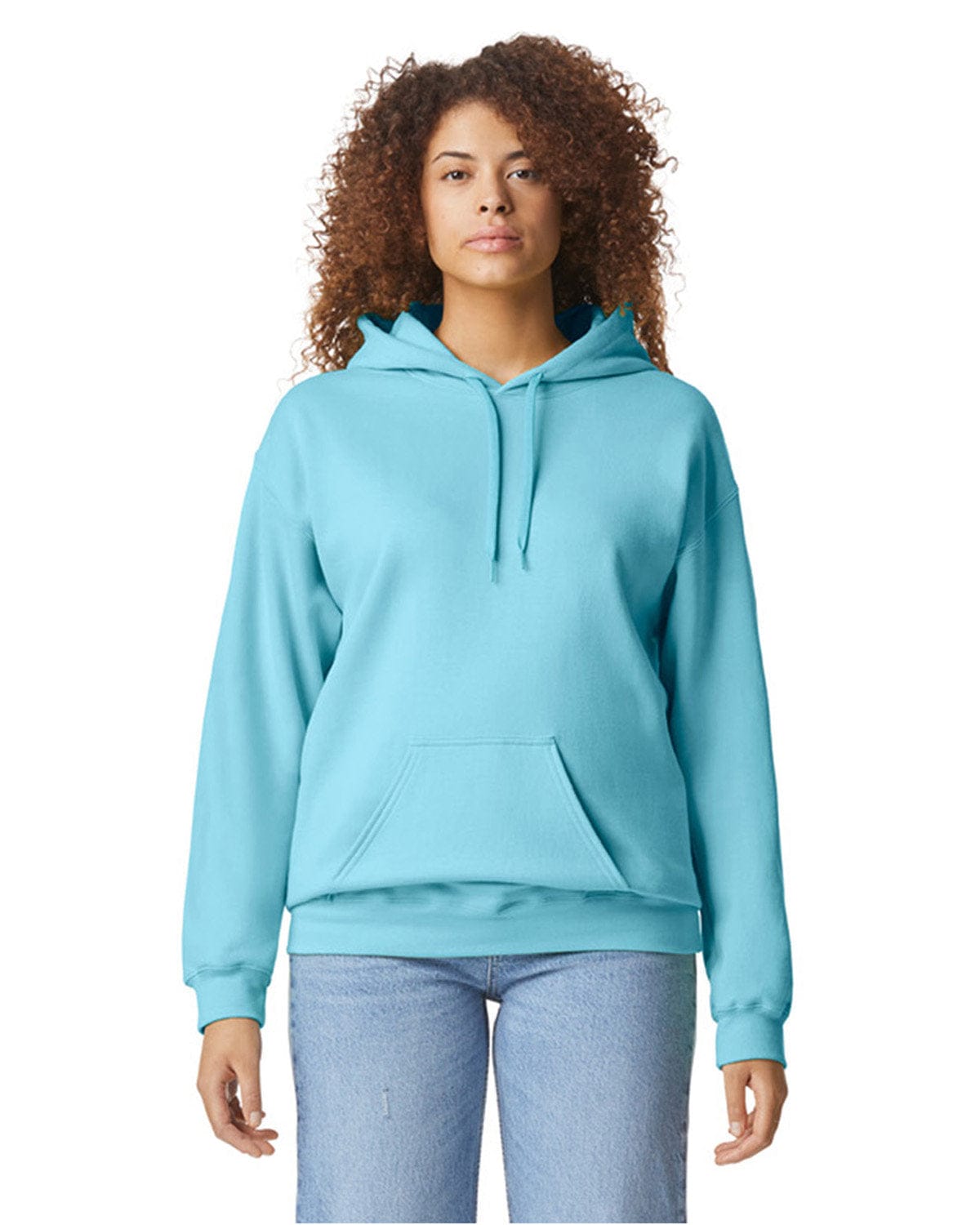 Gildan SF500 Adult Softstyle Fleece Pullover Hooded Sweatshirt, Basic Colors in 