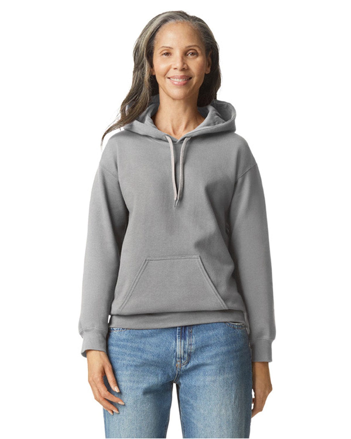 Gildan SF500 Adult Softstyle Fleece Pullover Hooded Sweatshirt, Basic Colors in 