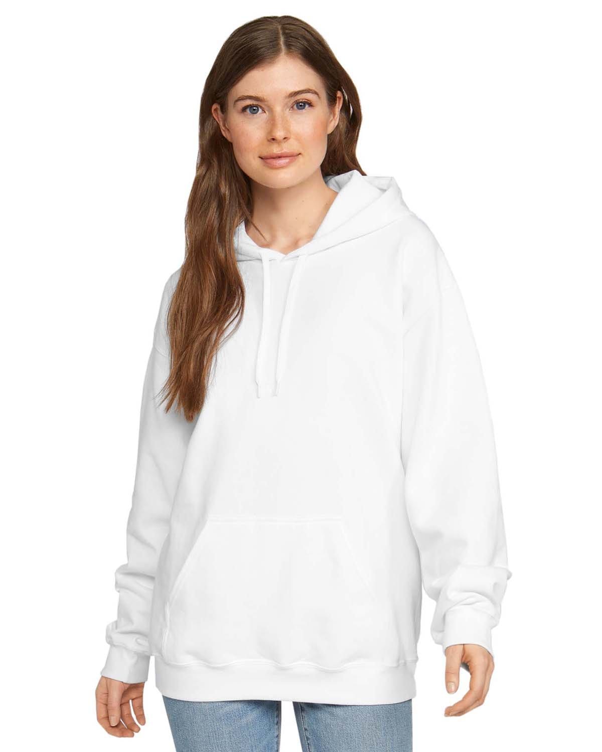 Gildan SF500 Adult Softstyle Fleece Pullover Hooded Sweatshirt in 