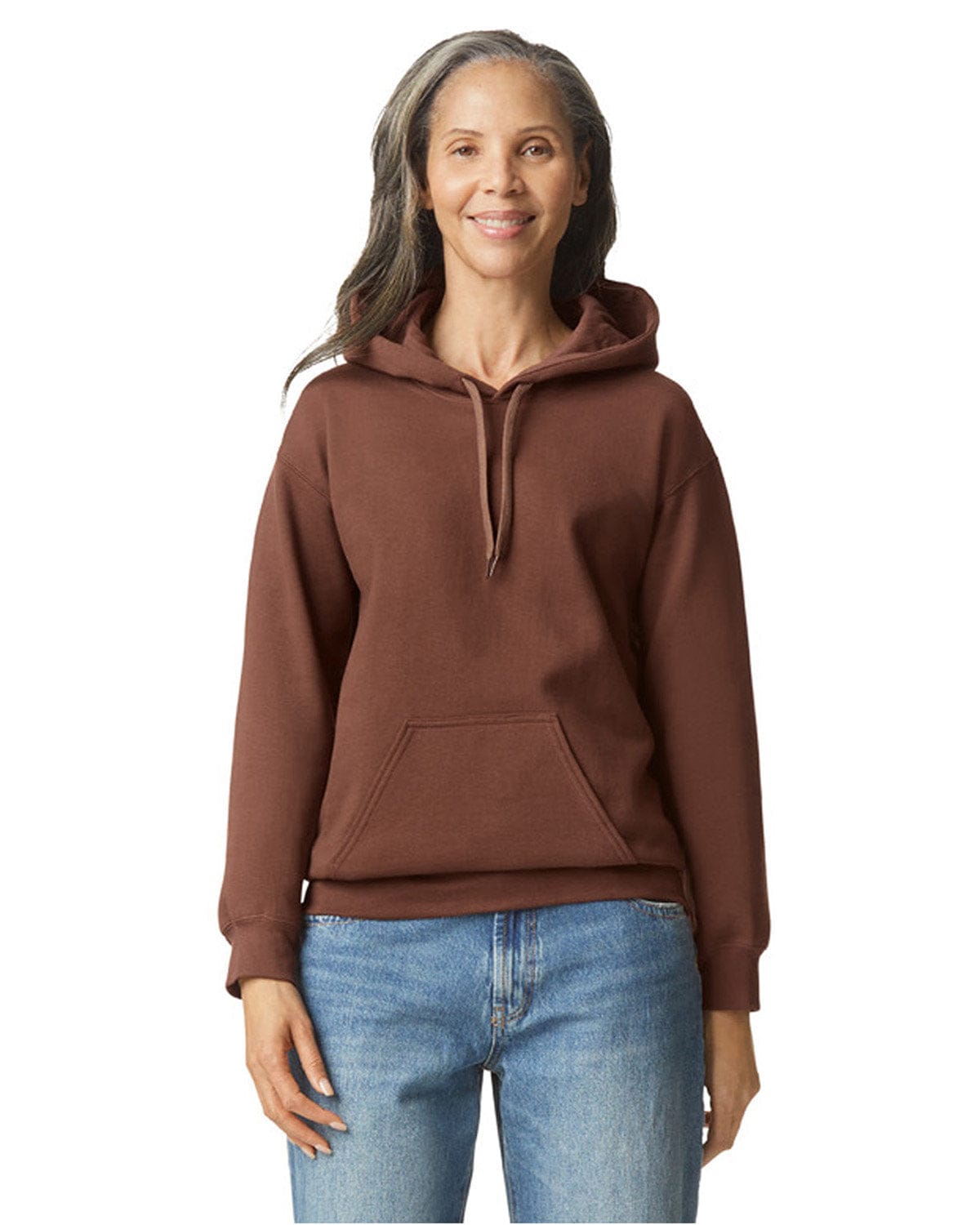 Gildan SF500 Adult Softstyle Fleece Pullover Hooded Sweatshirt in 