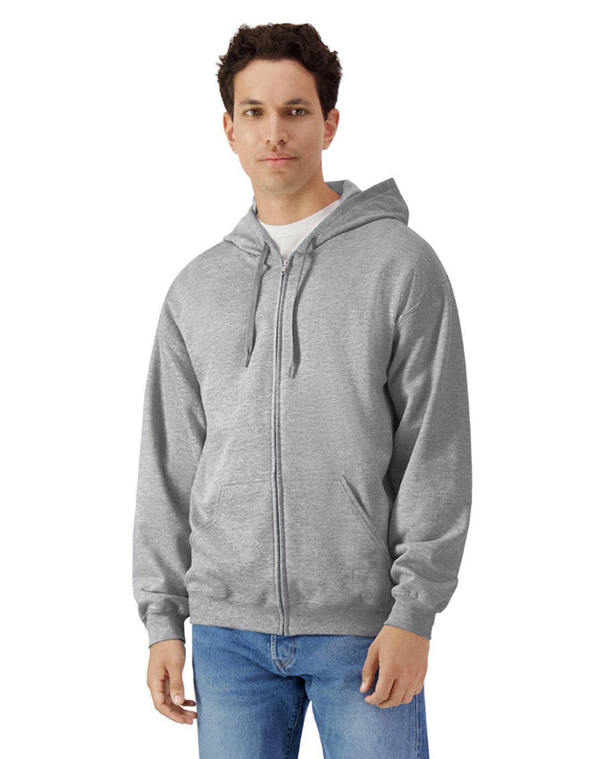 Gildan SF600 Unisex Softstyle Fleece Hooded Sweatshirt in 