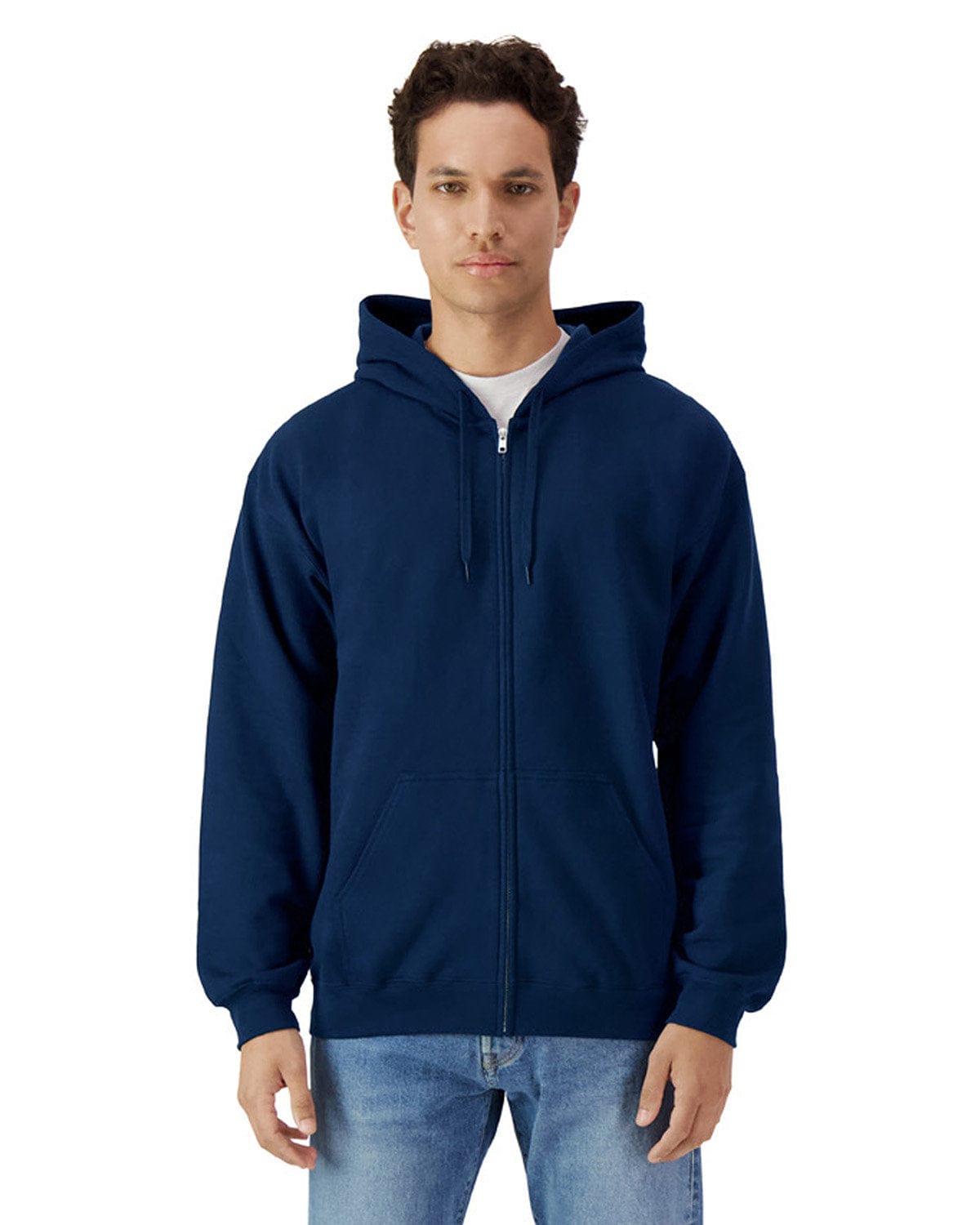 Gildan SF600 Unisex Softstyle Fleece Hooded Sweatshirt in 